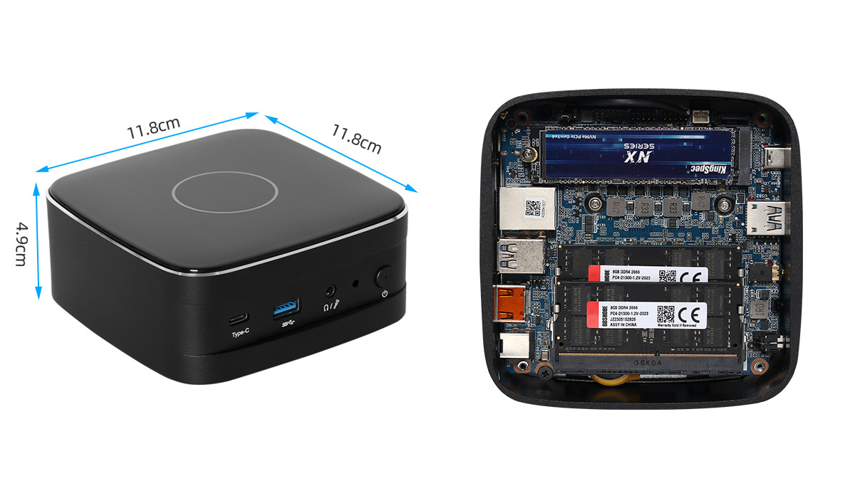 Single LAN Custom Mini PC DDR4 Mini Gaming PC For Home And Office