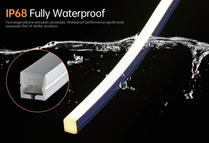 24V LED Swimming Pool Neon Lights IP68 Waterproof Salt Resistant Acid And Alkali Resistant