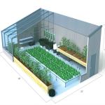 Galvanized Ground Mounted Solar System For Greenhouse