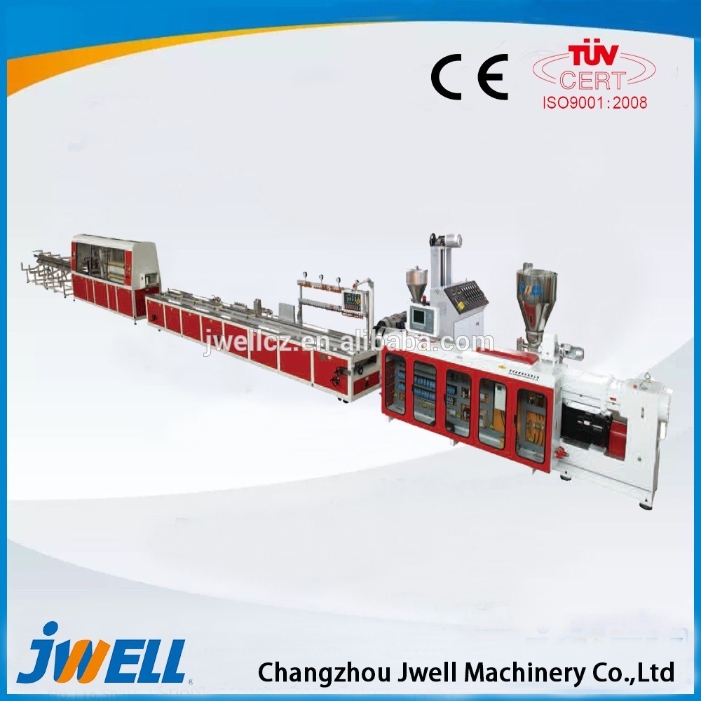 Jwell high efficiency window cover lines PVC profile extrusion line