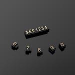 5*3mm Flat Relief Digital Price Tag 170pcs per pack for jewellery watch