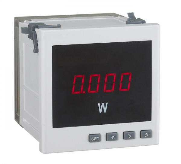 Quality Isolation Digital Power Meter , 72*72mm Electronic Energy Meter 2 Programable Alarms for sale