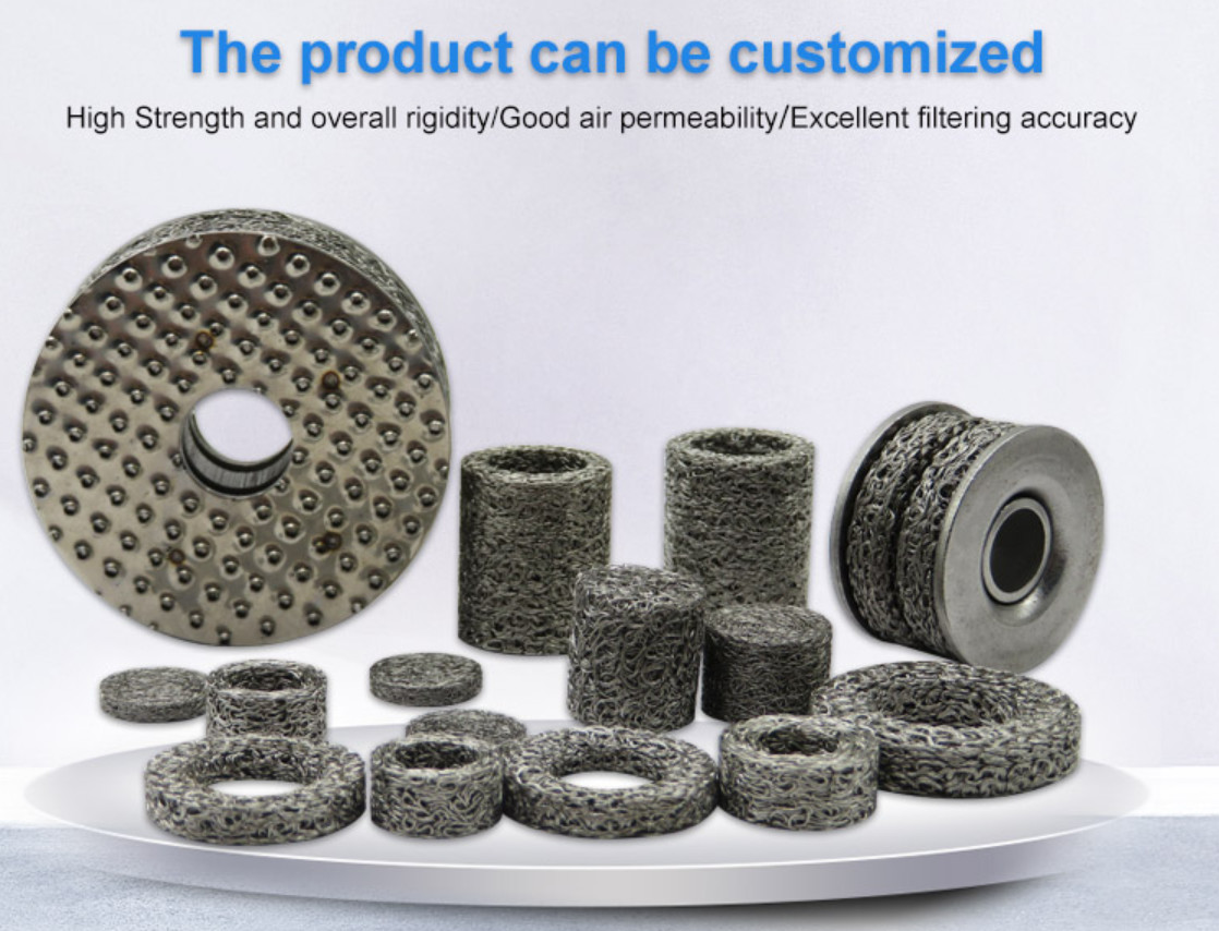 1-635 Mesh Custom Woven Wire Mesh , Knitted Wire Mesh Filter