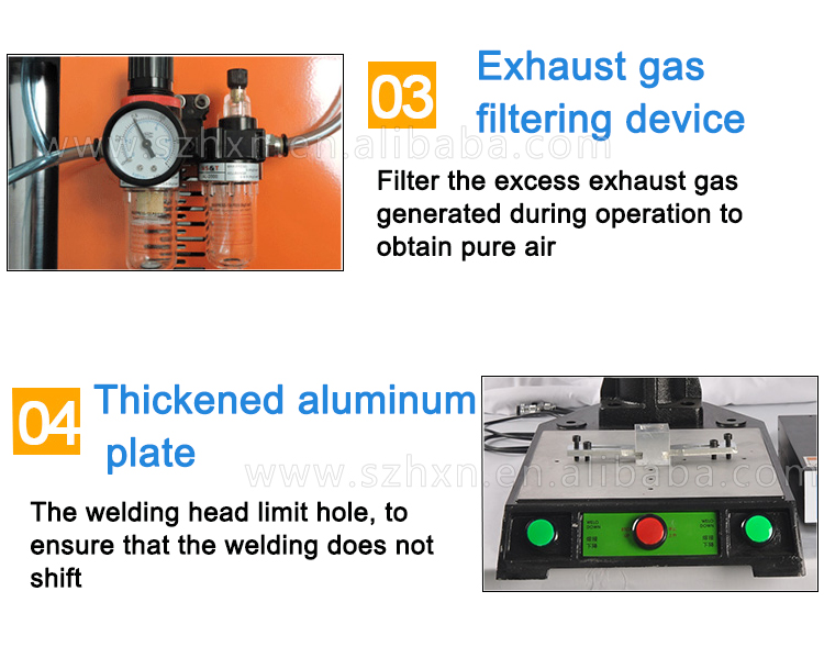 2000W Ultrasonic Welder for Welding Electronic Components and PP PE PS ABS Parts at 20KHZ