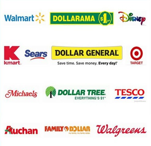 Supermarket clothes shopping plastic hand bag with logo