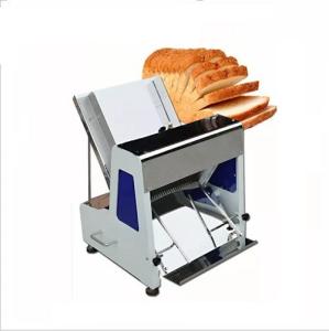 China 0.25kw Commercial Automatic Stainless Steel Bread Slicer Compact Structure wholesale