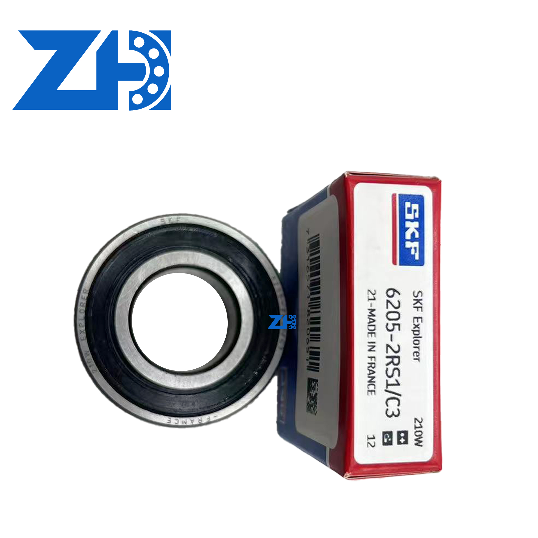 Smooth Automotive Gearbox Bearing 6205-2RS1-C3 Deep Groove Ball Bearing
