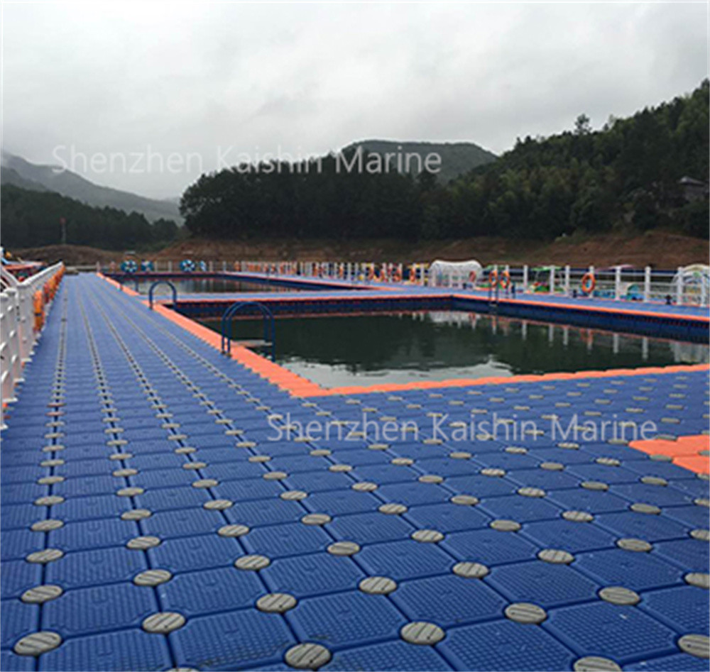 Modular HDPE Floater EPS Foam Filled Dock Float Jetski Pontoon Jetty Drive On Dock