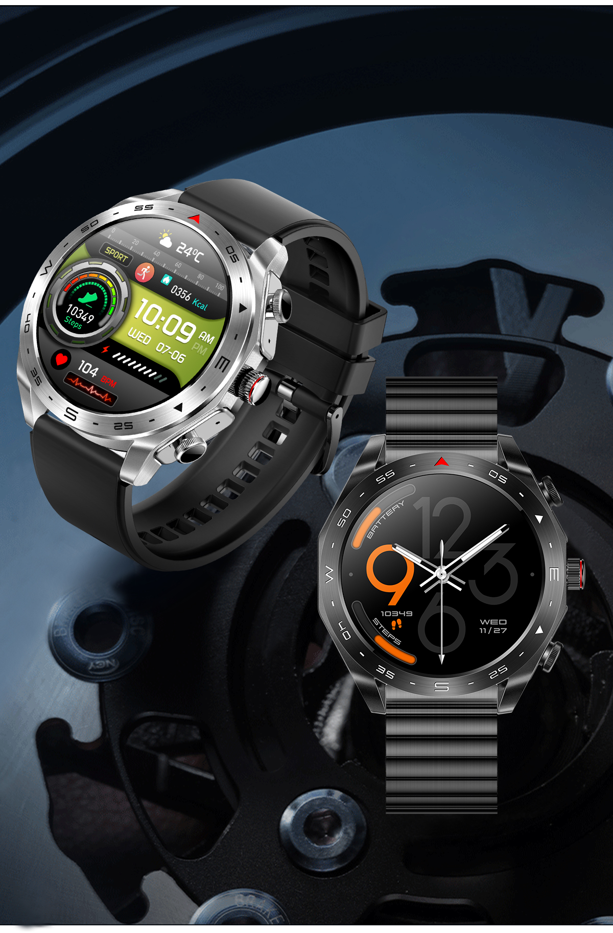 IPS Screen TWS Smart Watch Wireless Earbuds And Calories Tracker Smartwatch 2 In 1 Earphone