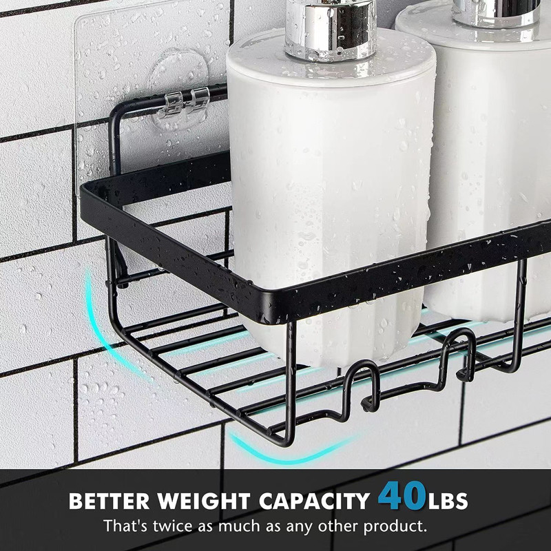 4PK Drain Quickly Rust Resistant Corner Shelf Shower Caddy for Kitchen and Bathroom