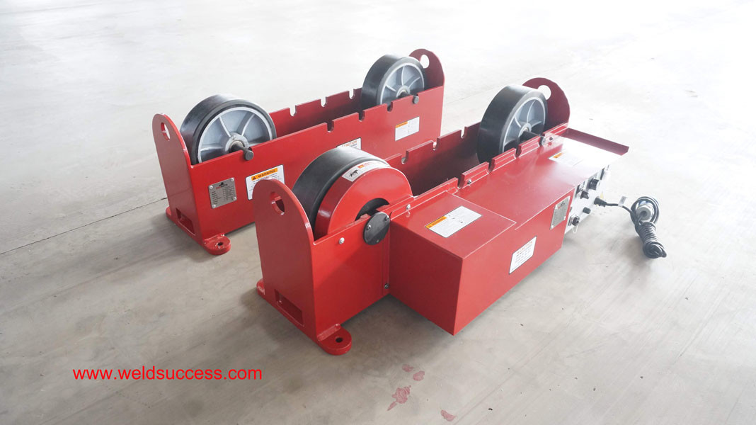 Bolt Adjustment Pipe Welding Turning Rolls Rotator For Wind Tower 2T Conventional