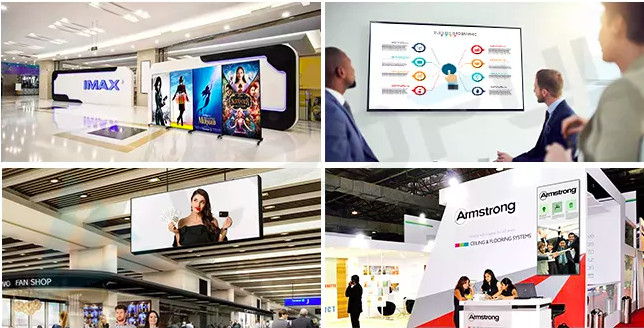 P1.8 P2 P2.5 Led Video Poster Display Indoor Exhibition Mirror Advertising