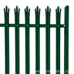 Low Prices galvanized steel fence price post brackets palisade fence