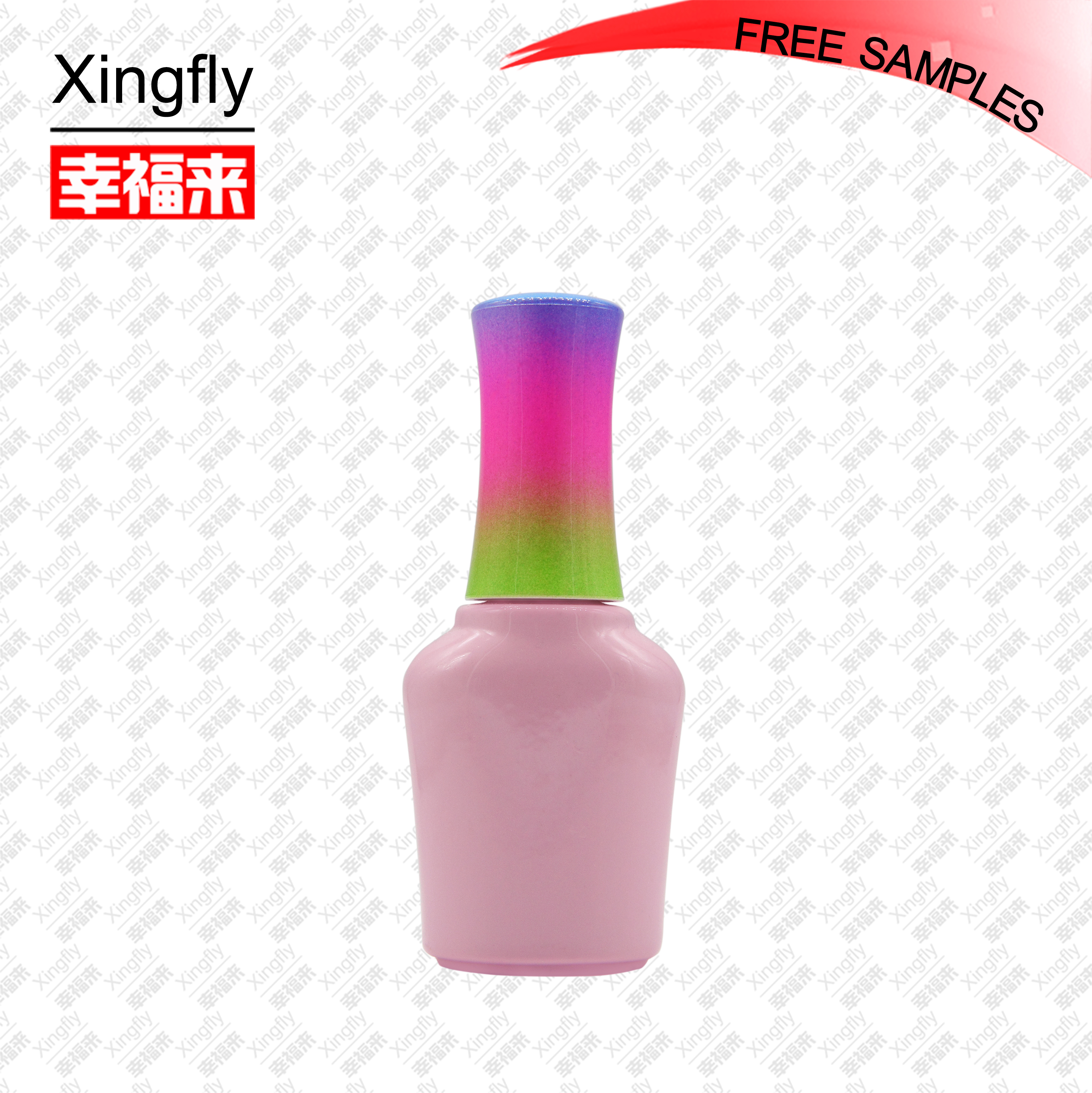 Xingfly Nail Polish Cap hot stamping Logo Plastic Material