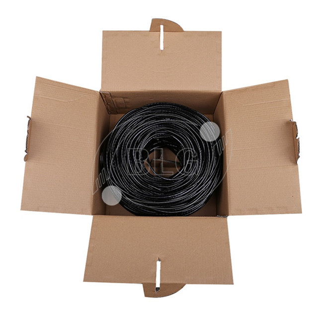 Outdoor Cat5e Lan Cable , Computer Cat5e Network Ethernet Cable UTP With Oil 1000FT