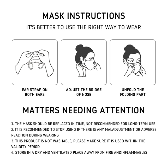 Wholesale Dust Proof Anti-smog Folding KN95 Face Mask for KN95