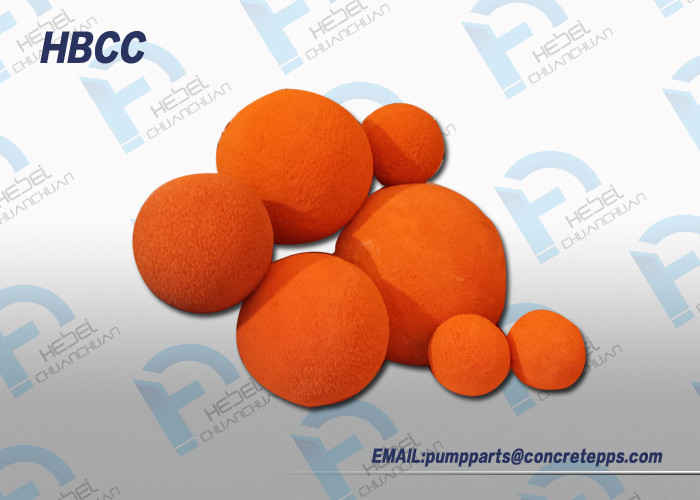 sponge rubber foam balls cleaning ball cleaning wiper ball to wash pipe