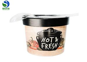 China Personalized Heat Insulated Paper Soup Bowls Hot Food Containers Lids wholesale