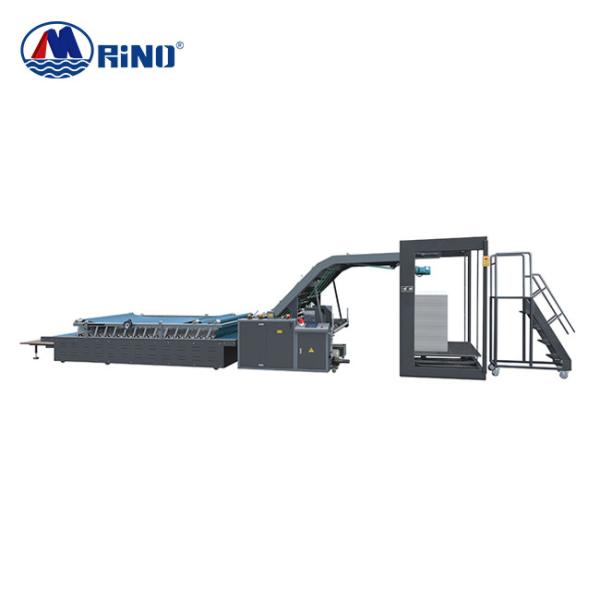 1500×1250mm Cardboard Laminating Machine , 6.5kw Semi Auto Paper Board
