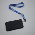Non Toxic Nylon 2.5mm Cell Phone Lanyard Strap
