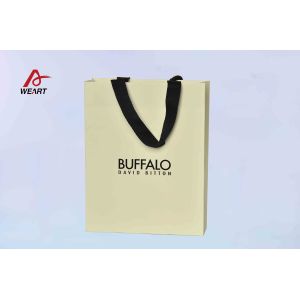 Bottom Closure Printed Reusable Shopping Bags With Customized Logo Printing