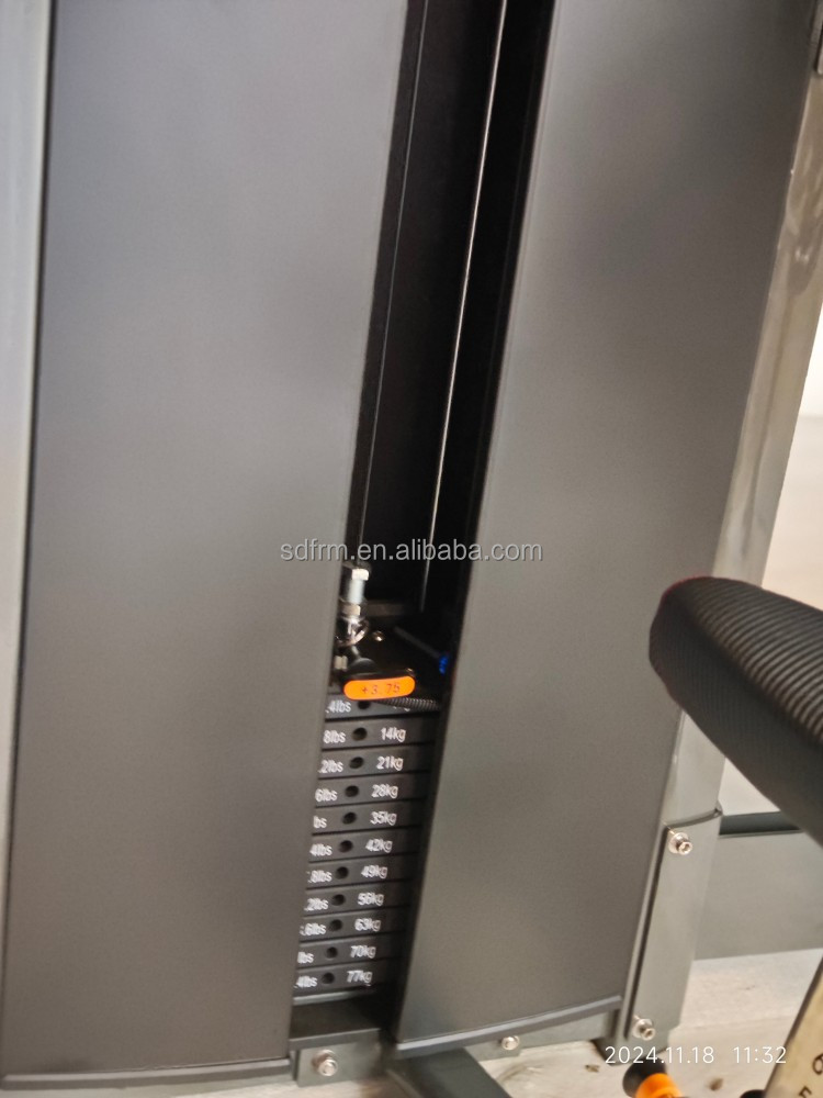 Commercial Gym Equipment Pin Loaded Training Seated Bicep&triceps Dual Function Fitness Equipment