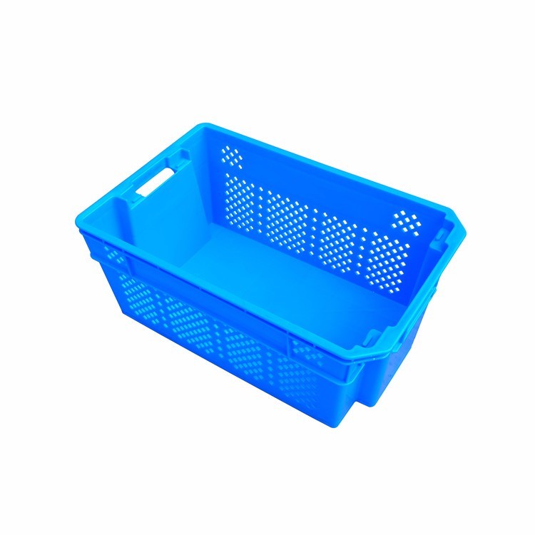 Collapsible plastic container stackable turnover plastic box storage
