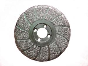 China Vacuum Brazed Metal Bonded Diamond Grinding Wheel For Concrete / Masonry Surface wholesale