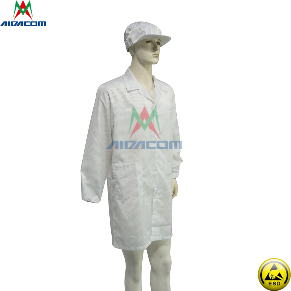 Dust Proof Military Unisex 4L 100D 130g ESD Garment