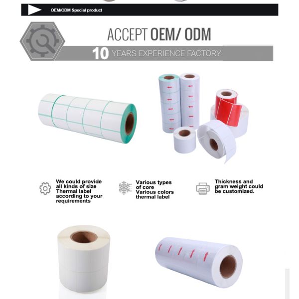 Water Proof Self-Adhesive Label Thermal Sticker For Bottle Supermarket Store Water Bottle, Outdoor Stickers, Camping