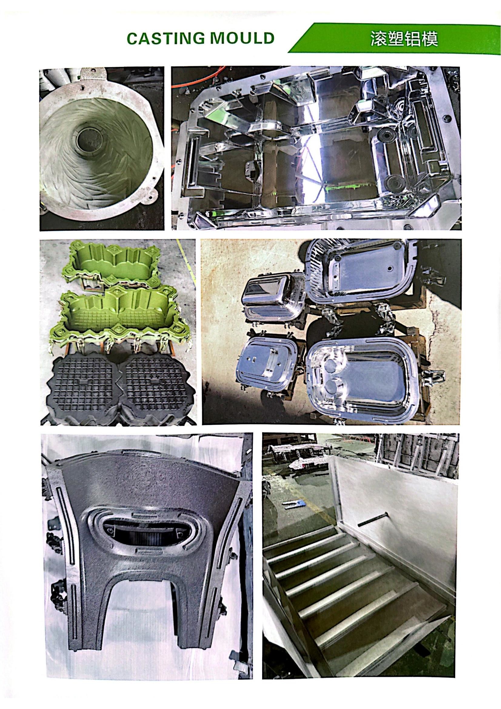 Yi Song Rotational Molding Die Casting Steel Mold Roto Mould for Plastic Bumper Septic Tank Rotomolded Good price