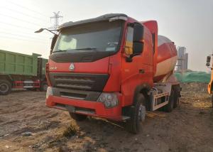 China HOWO Heavy Duty Cement Mixer Truck 10 Wheels Euro IV Standard CCC / ISO wholesale