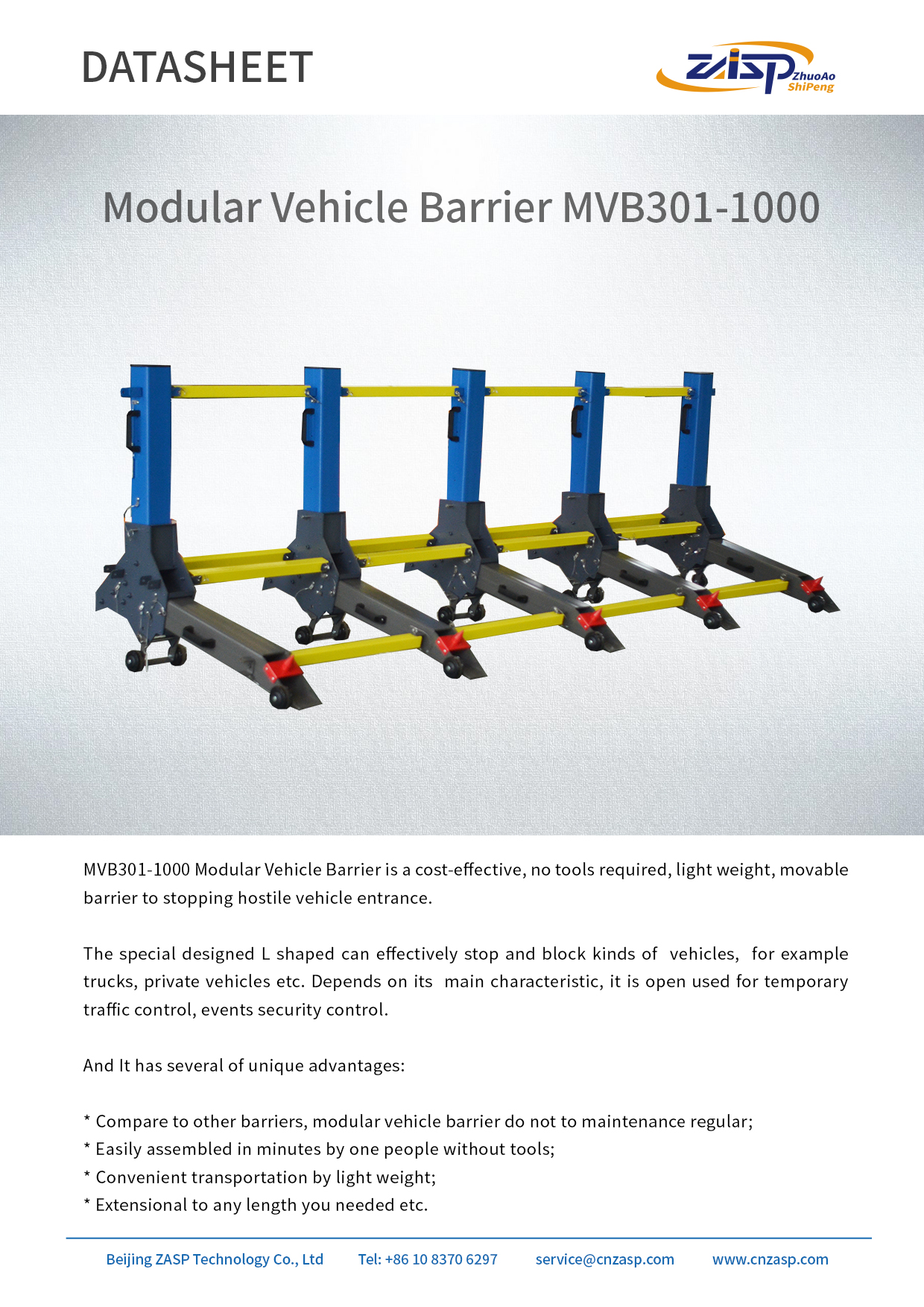 Customized Color Vehicle Stop Barrier Anti Truck Ram Barriers 1000mm Height