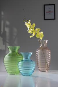 China Mouth Blow Glass Vase With Individual Packing wholesale