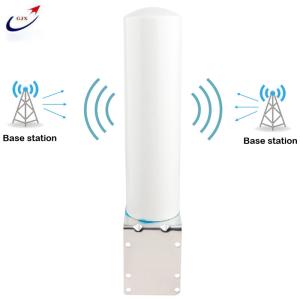 China 698-2700mhz 4g Lte 12dbi N Female High Gain White ABS Outdoor Omni Fiberglass Antenna wholesale