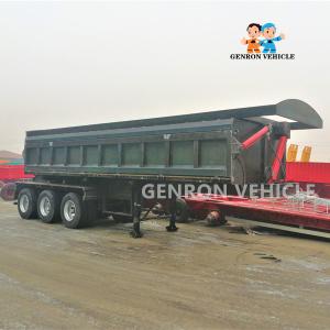 China Hydraulic 3 Axles Coal Side Tipper Semi Tanker Trailer wholesale