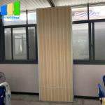 Commercial Sound Proof Partitions / Wooden Sliding Wall Partition Door Japanese