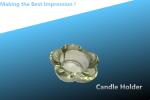 crystal candle holder/glass candle holder/crystal candlestick/candle holder