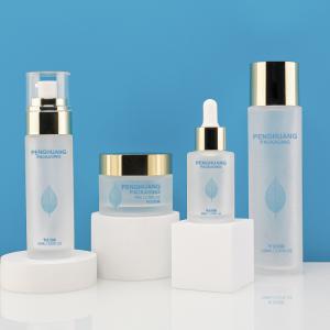China OEM Luxury Cosmetic Packaging Set With Round Ball Cap 150ml wholesale