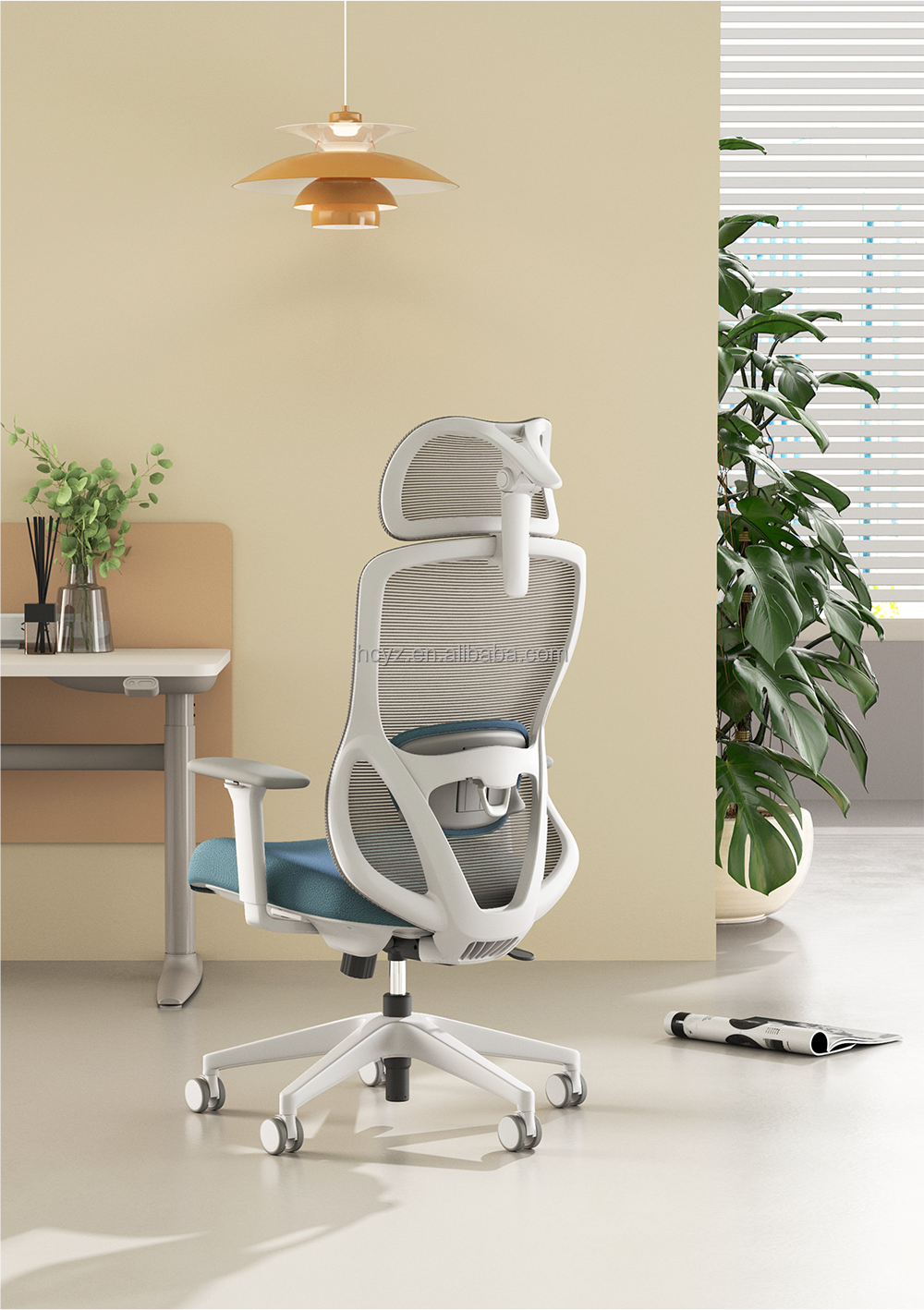 Experience Comfort and Style with our Modern Desk Chair Adjustable Backrest Included