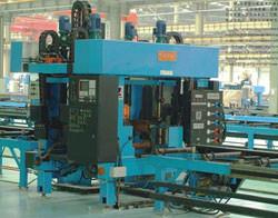 China SKJ Roll Forming Machinery / Flame Cutting And Locking Machine wholesale