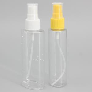 China Transparent Oval 42*31*109mm 80ml Plastic Spray Bottles Bulk wholesale