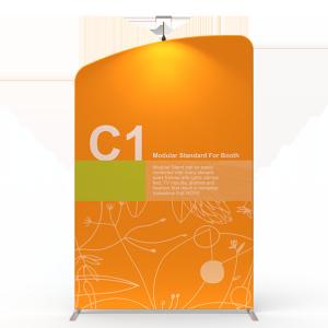 China 230gsm 30mm Modular Exhibition Display Promotional Booth Displays For Contractor Live wholesale