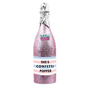 China 12.5&quot; Gender Reveal Champagne Bottle Confetti Popper wholesale