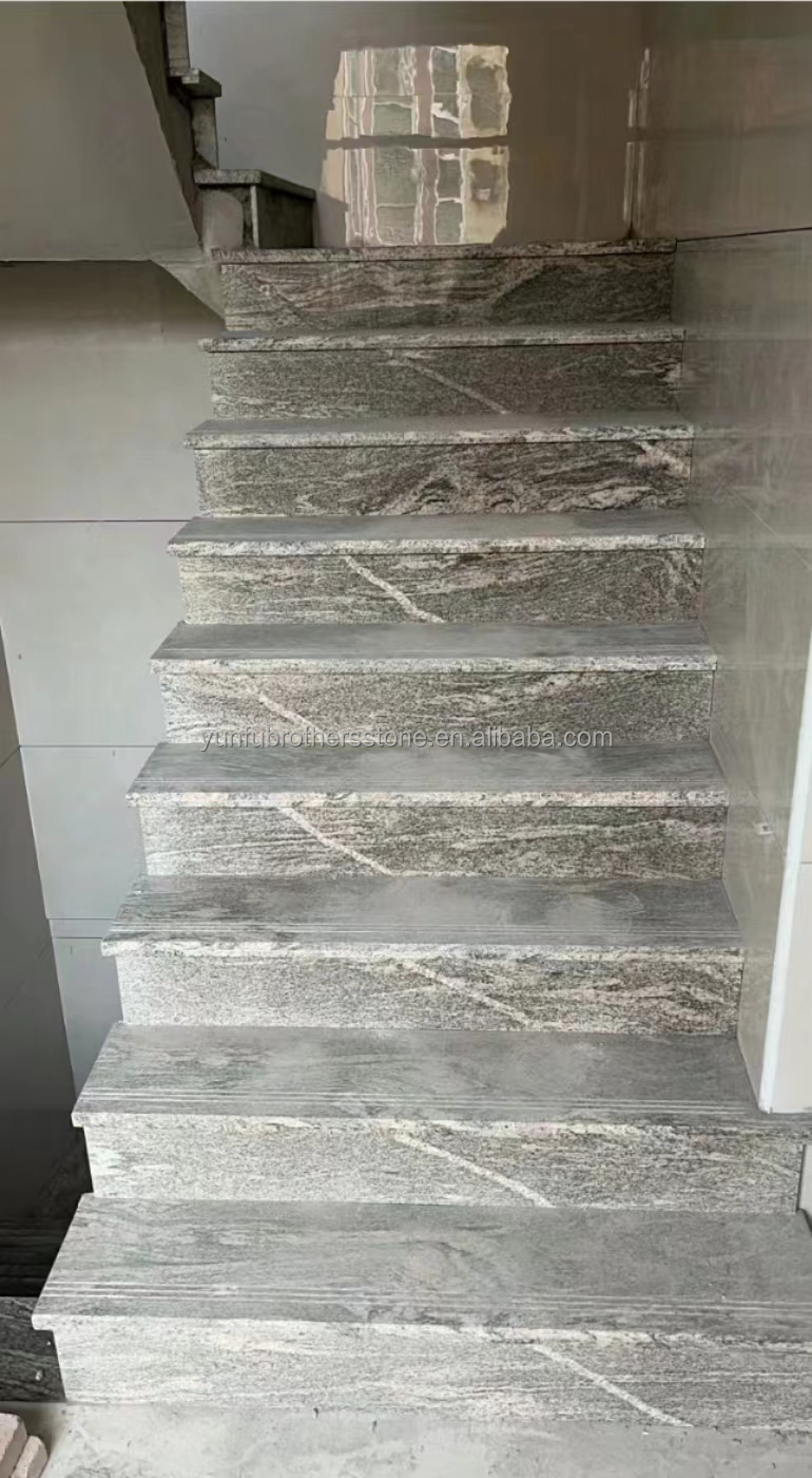 Natural Grey Granite Slab for Stairs and Floors A Modern Twist on Natural Fantasy
