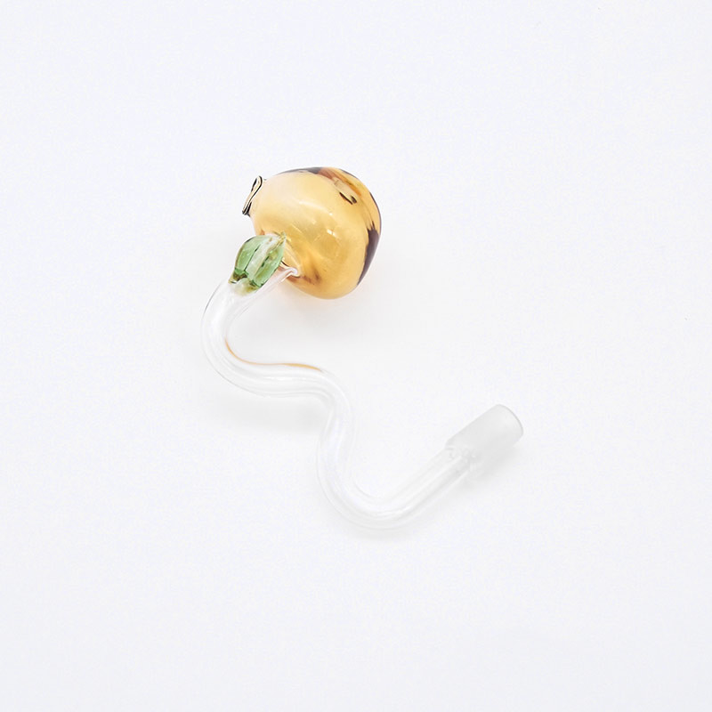 Drinking Curved Inhale Bent Mushroom Head Hookah Pipe