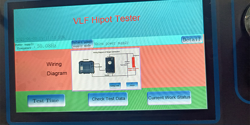 0.1Hz Ultra Low Frequency 60/80/90kv Vlf Hipot Tester with Tandelta AC Testing Equipment
