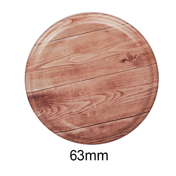 Custom Logo 38mm 43mm 48mm 53mm 58mm 63mm 70mm 82mm Golden Screw Caps Metal Lug Cap for Glass Jar