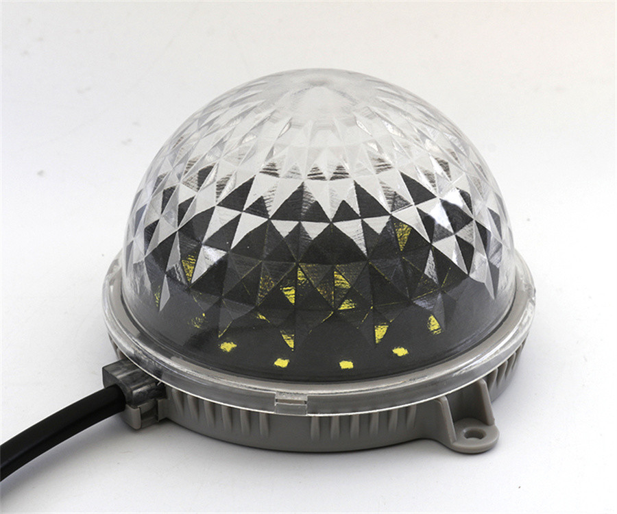 Customizable 100 Mm IP67 Waterproof DC24V 50MM DMX LED RGB Pixel Lights Programmable Outdoor Led Project Led Point Lights