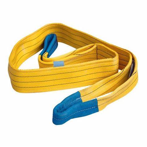 1-12 Ton Lifting Hoist Sling Tow Strap Cargo Flat Webbing Sling with Custom Logo
